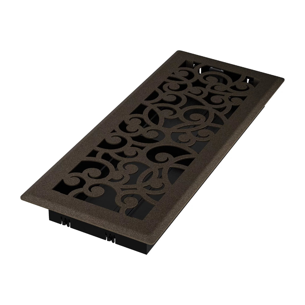 4in x 12in Metal Rectangular Air Floor Register 5 PACK F25384