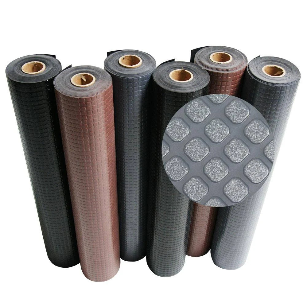 Black 2 mm Rubber Flooring Rolls C463743