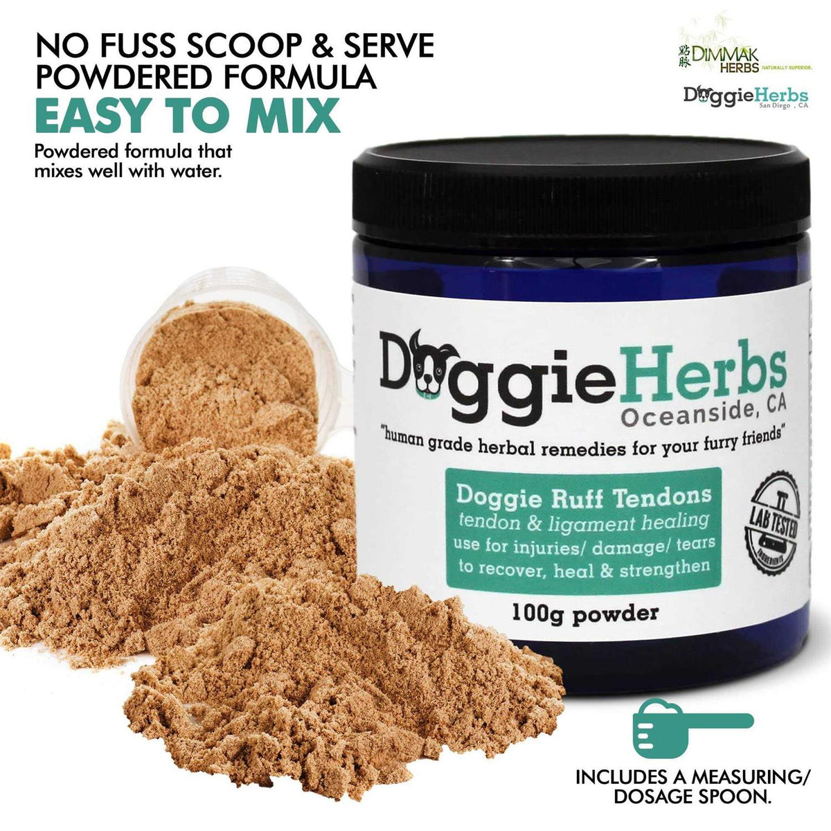 Dog Ligament and Tendon Supplement Powder Herbal Blend 100g P301923