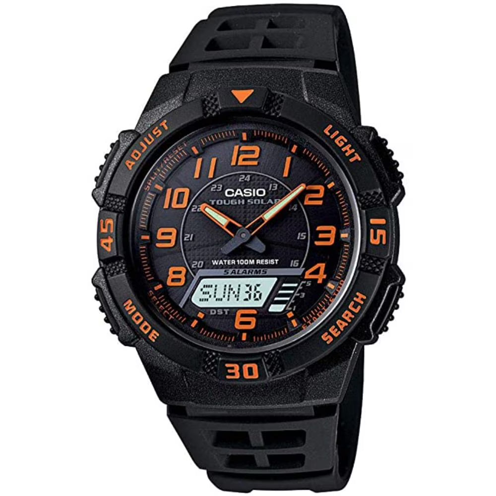 Solar-Powered Analog-Digital Watch W8604