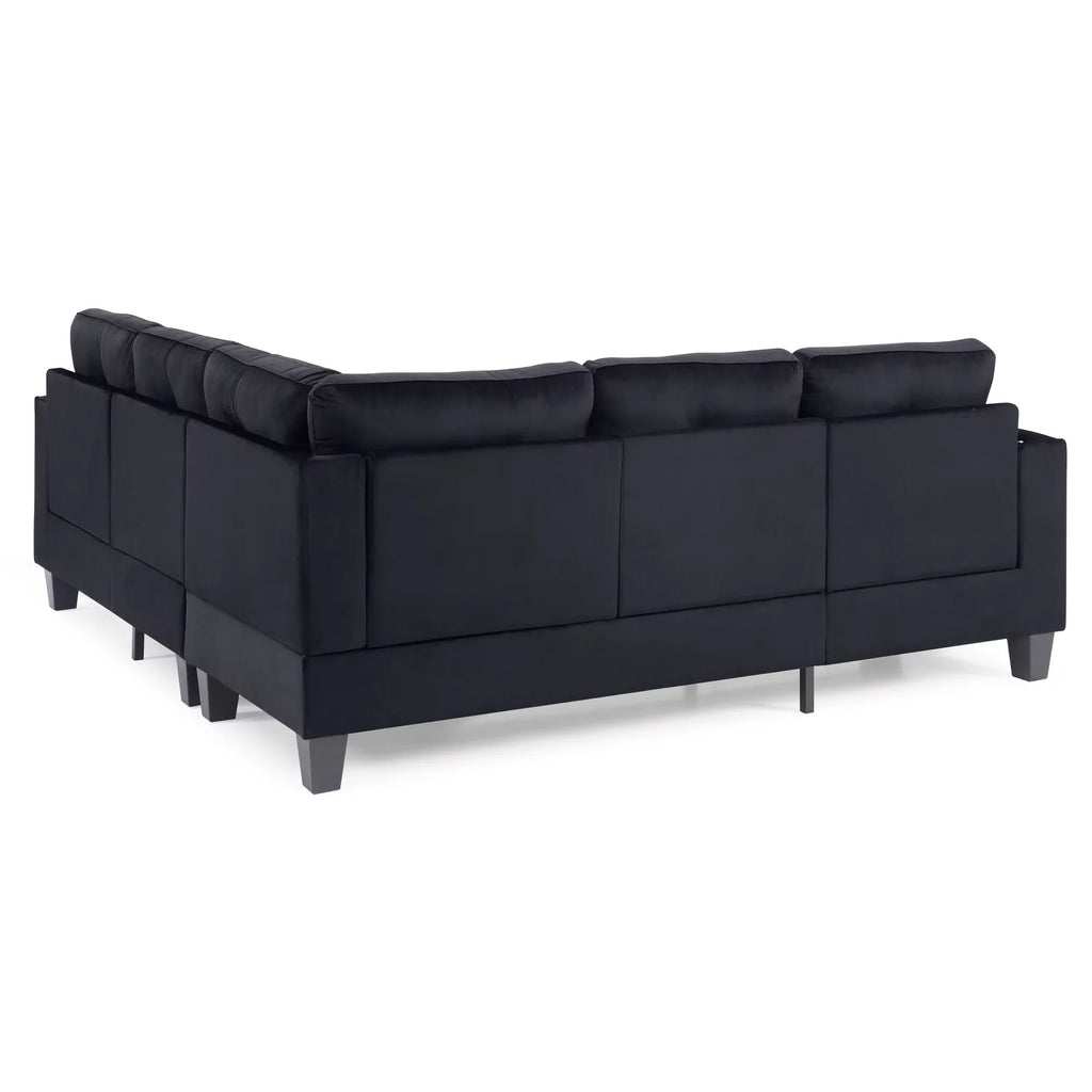Black Sectional E425759