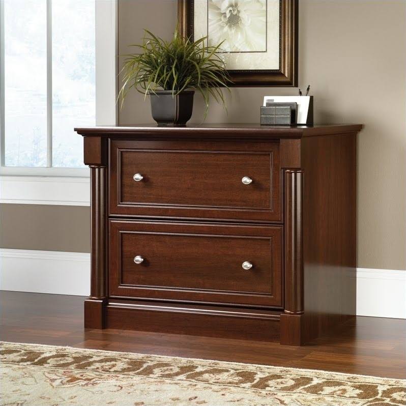 2 Piece Office Set with Computer Desk and File Cabinet J227974