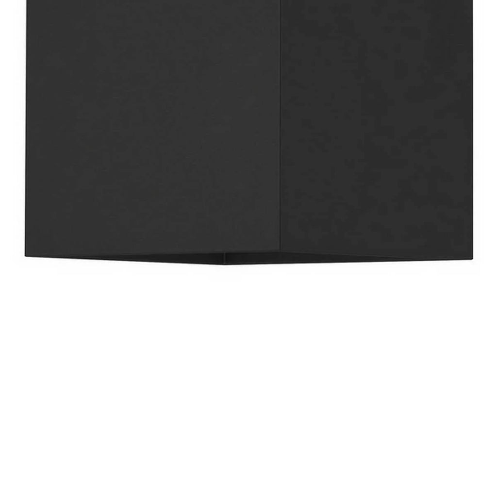 Black Square LED Wall Lantern Q288