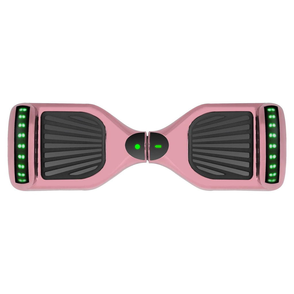 Pink Chrome Self Balancing Electric Scooter with LED Lights K7274