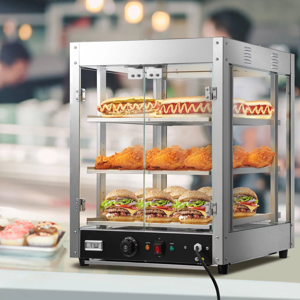3-Tier Commercial Food Warmer with Water Tray D243709