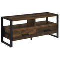 3-Drawer Farmhouse Wood TV Stand M1802