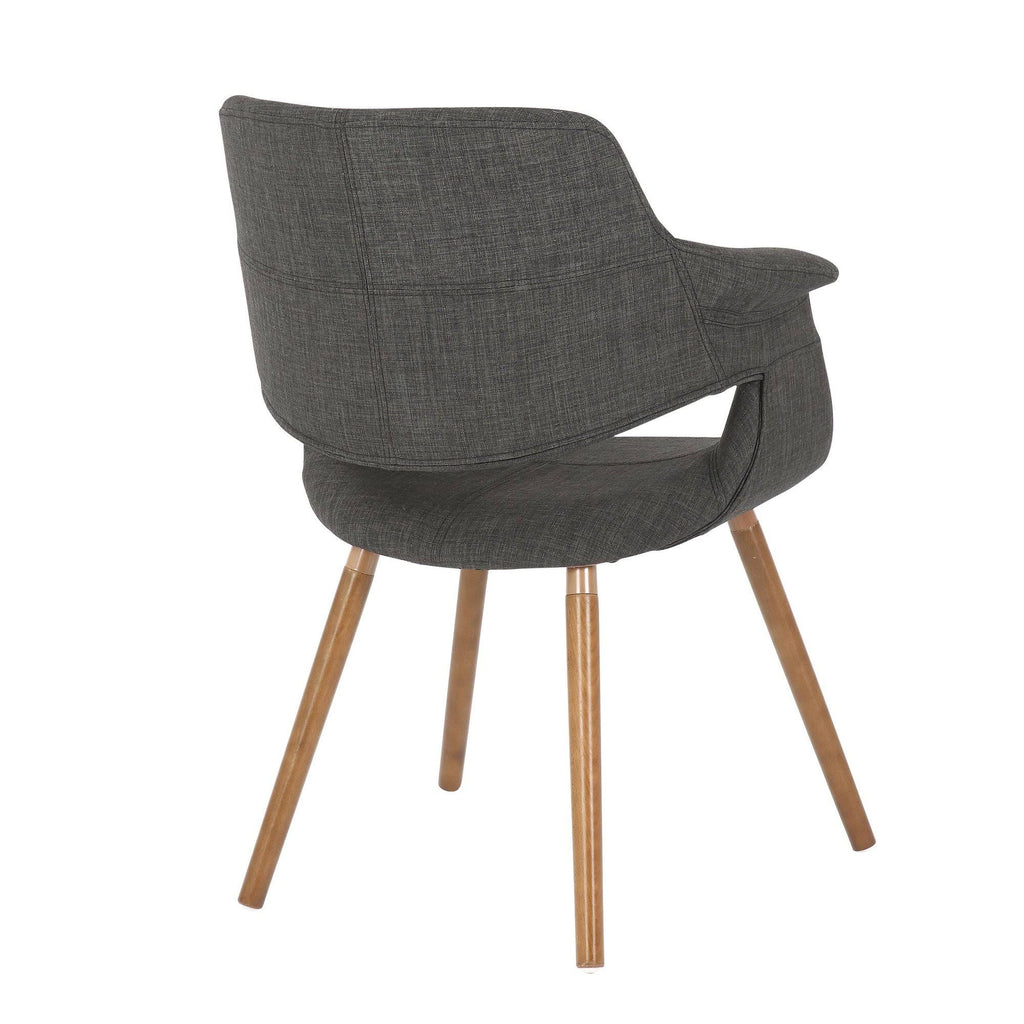 Mid-Century Modern Chair in Orange X19274