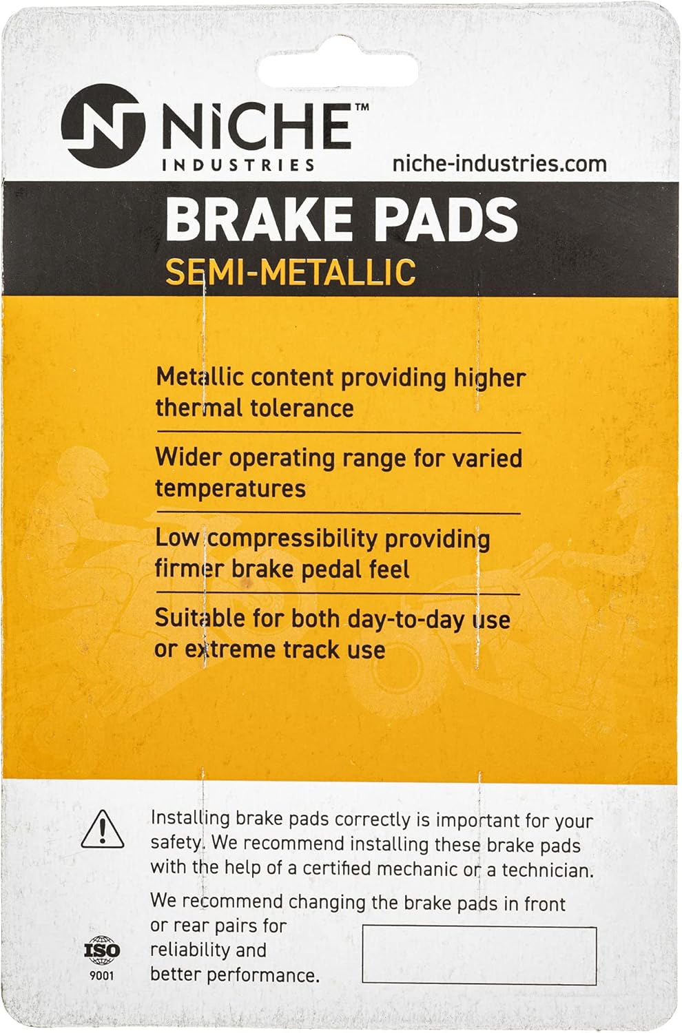 Brake Pad Set Rear Semi-Metallic 2 Pack G39269