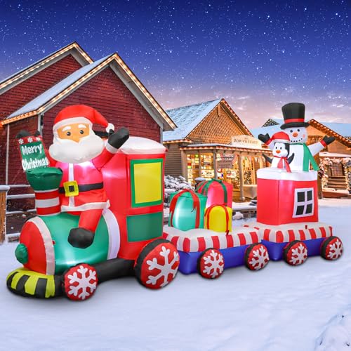 8 FT Inflatable Santa Claus with Candy and Gift Bag D66048