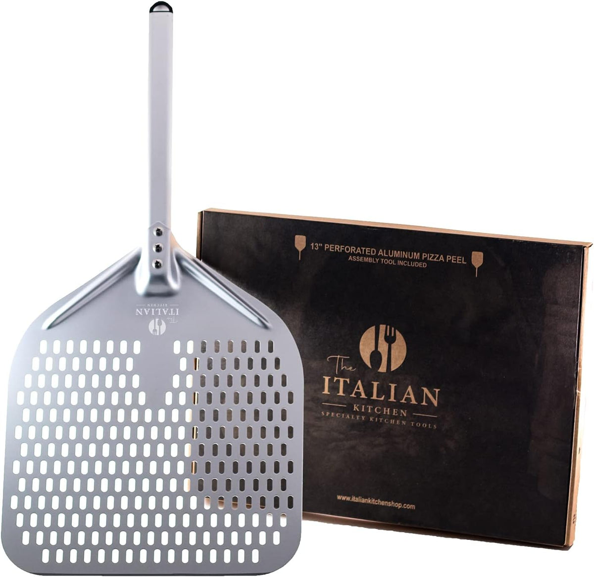 13" Aluminum Pizza Peel Pack of 2 X10719