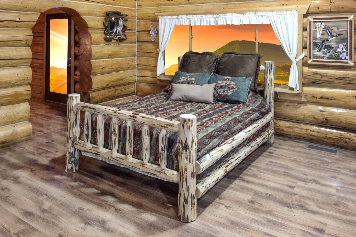 Full Bed with Clear Lacquer Finish G272112