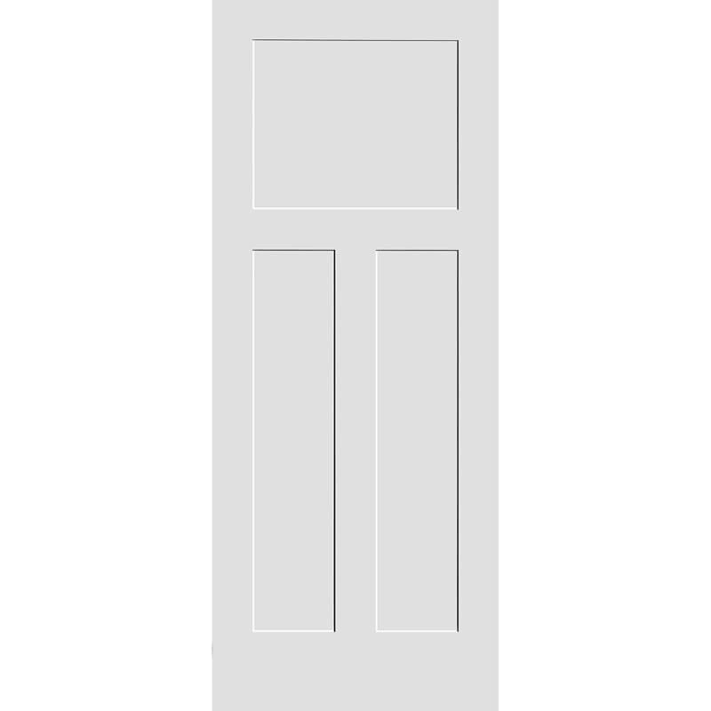 26x22 by 80x22 1+2-Panel Shaker Interior Slab Passage Door Primed A893448