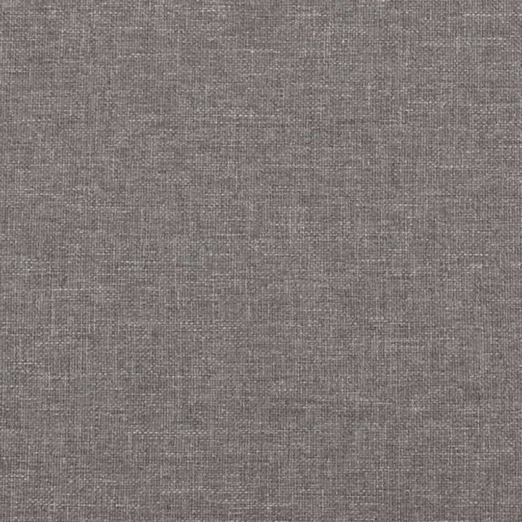 Light Gray Fabric Sofa Chair with Footstool D764743