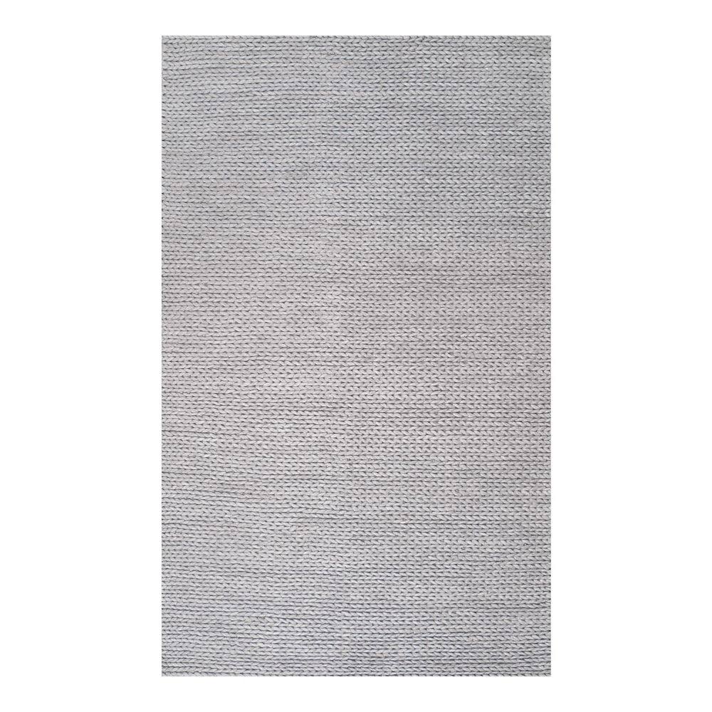 Light Gray 3 ft. x 10 ft. Woolen Runner J294943