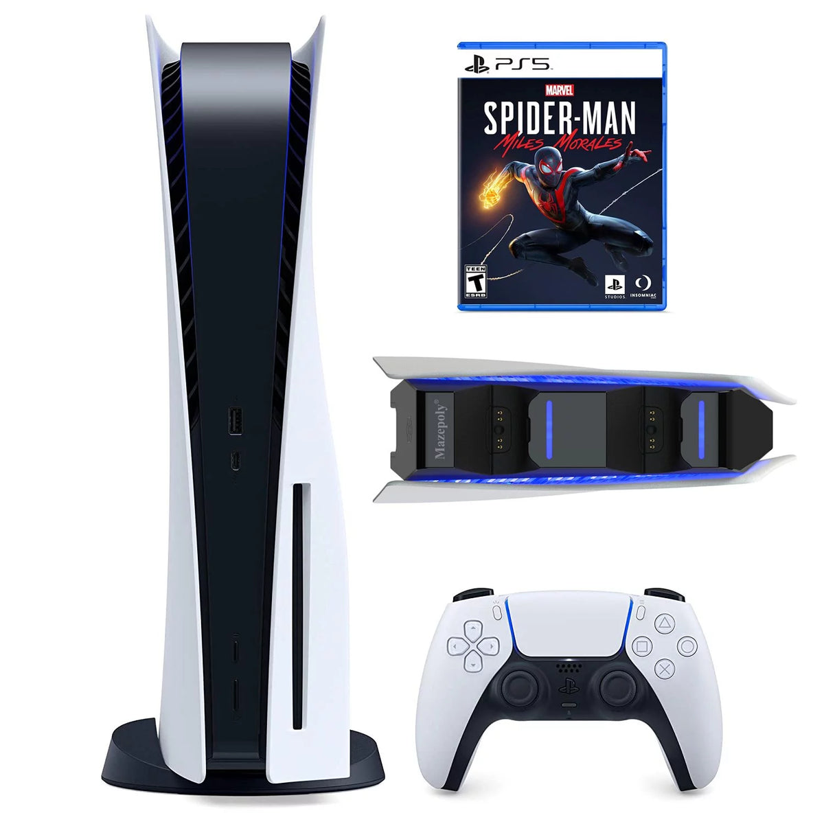 825GB Disc Console with Wireless Controller and Dual Charger Dock S69712