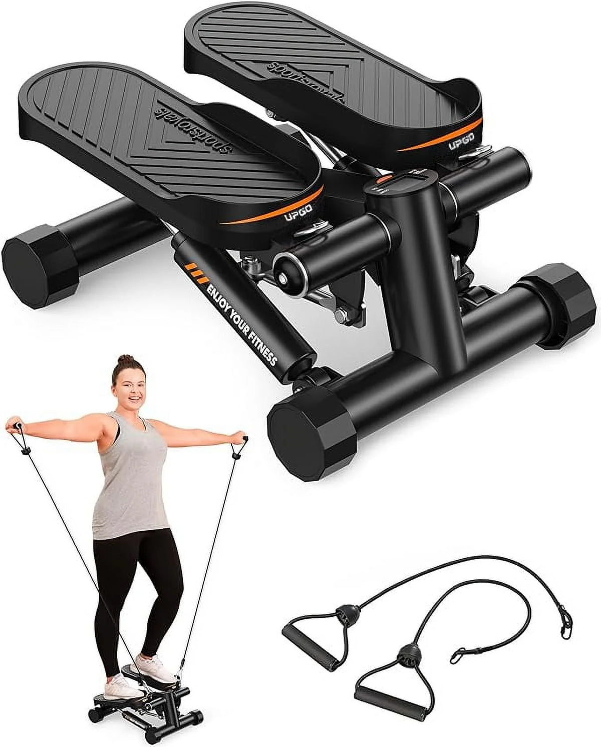 Stair Stepper with Resistance Band Y269064