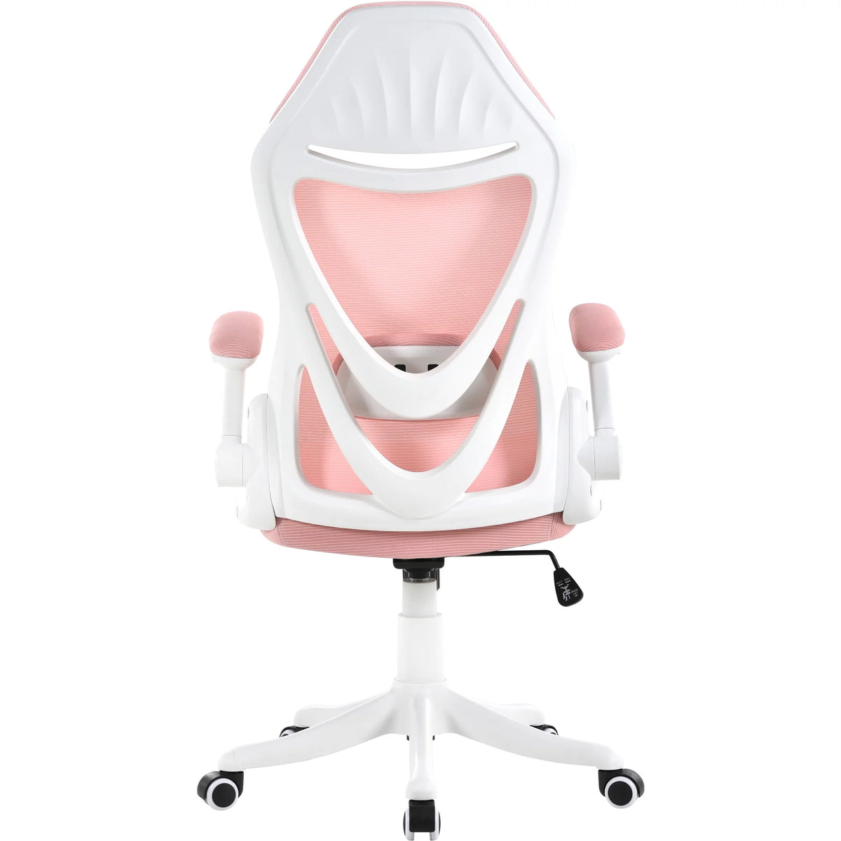Pink Adjustable Mesh Ergonomic Office Chair J657816