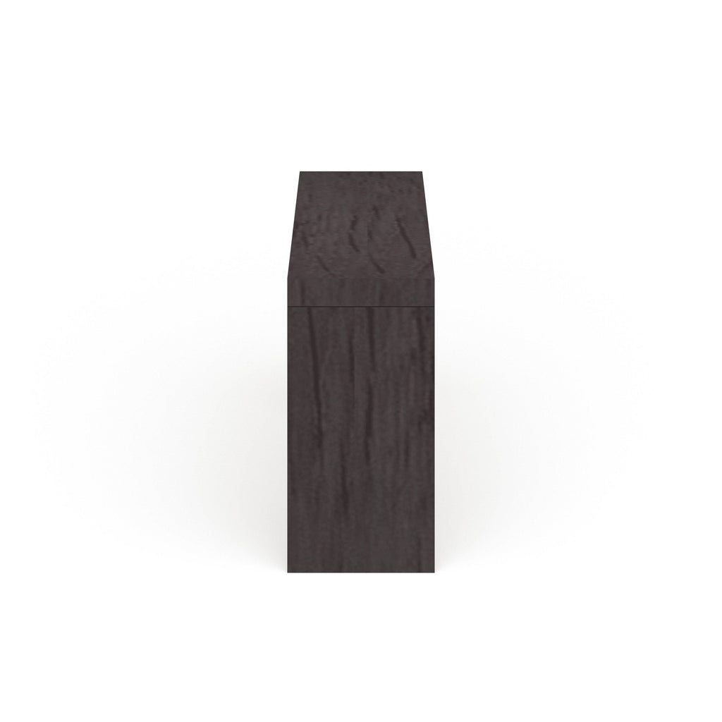 Black Wood Grain Veneer Console Table F265