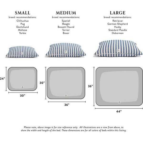 Vintage Stripe Envelope Dog Bed G89937