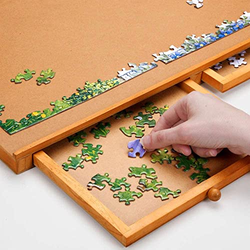 1500 Piece Wooden Puzzle Board with Drawers and Spinner G321012
