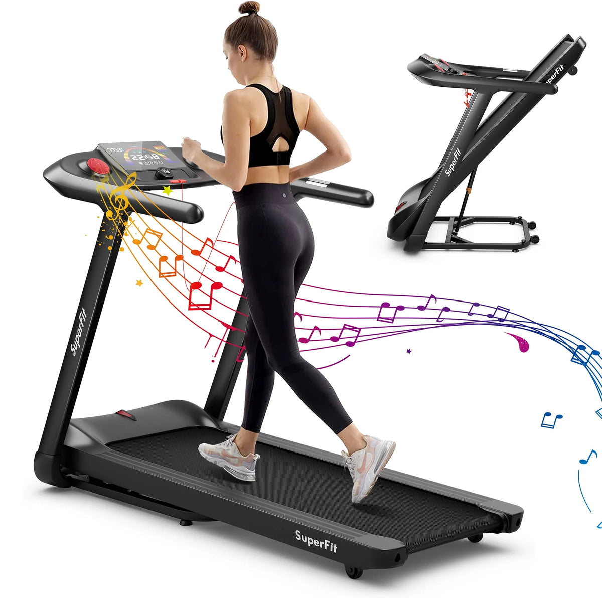 4.75HP Folding Electric Treadmill C578