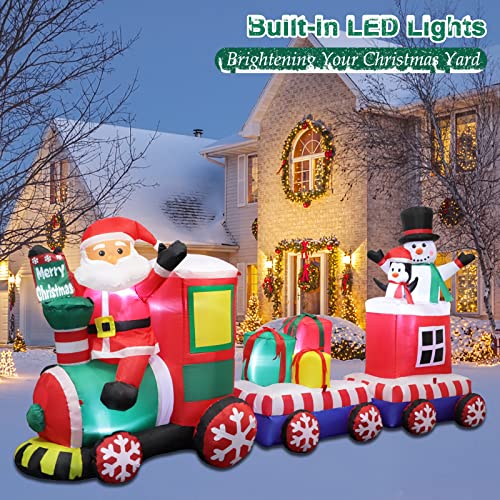 8 FT Inflatable Santa Claus with Candy and Gift Bag D66048