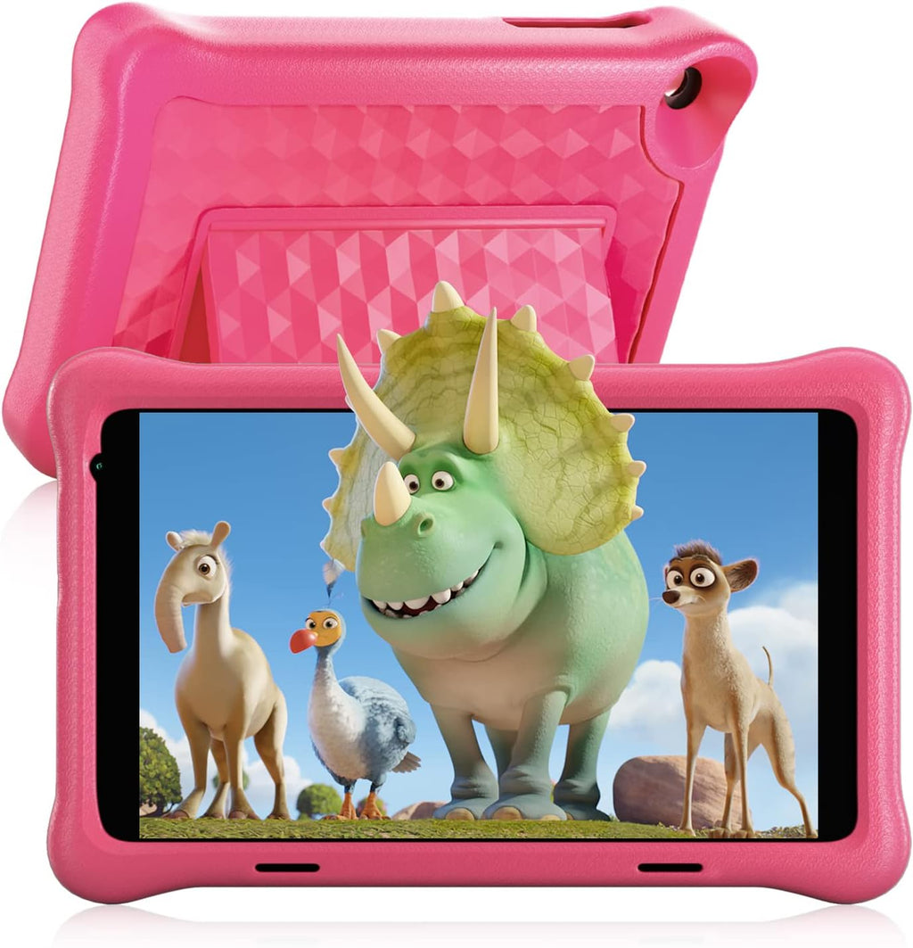 Pink 8 inch Kids Tablet with Shockproof Case Y3100