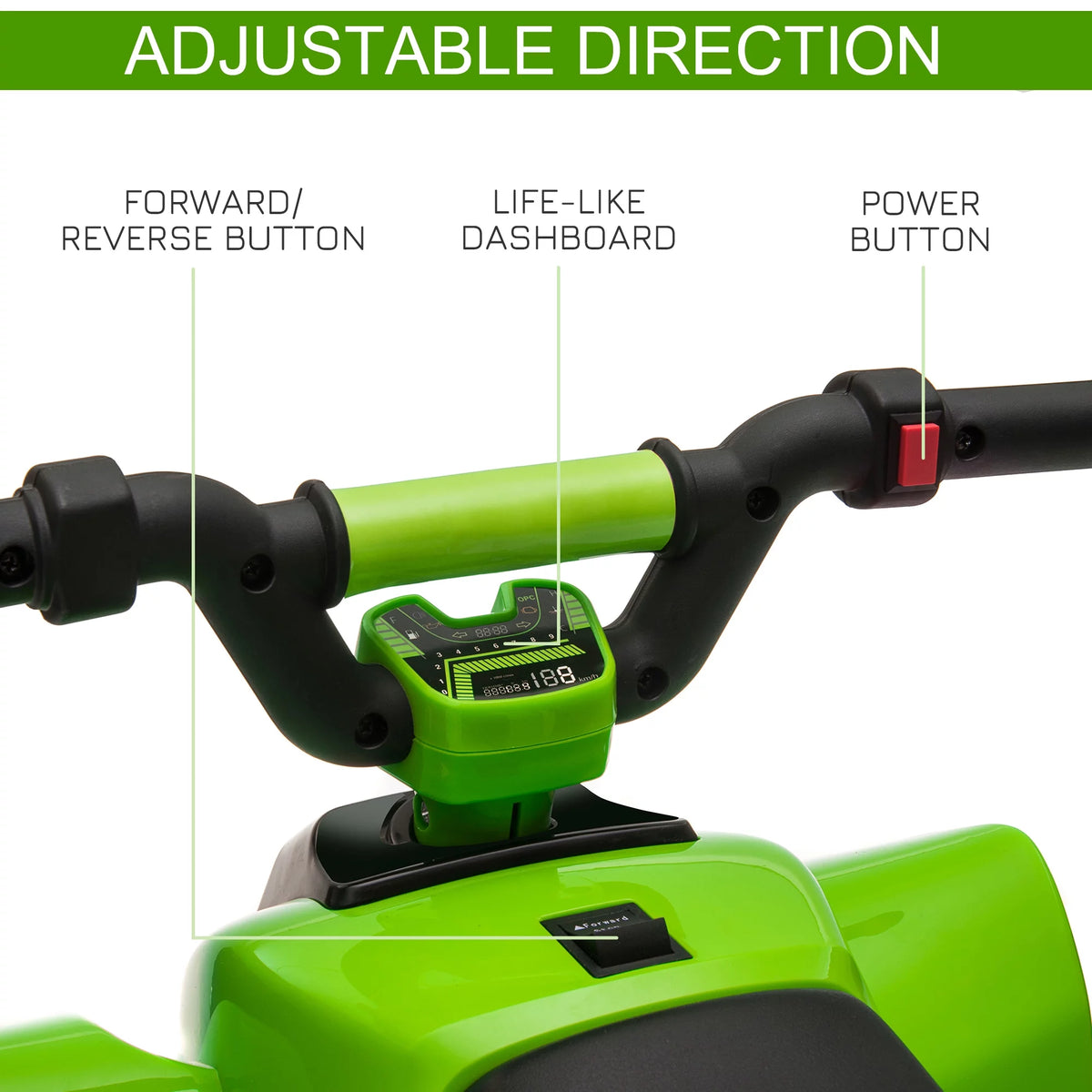 6V Kids Electric Ride on Car with Big Wheels Z410867