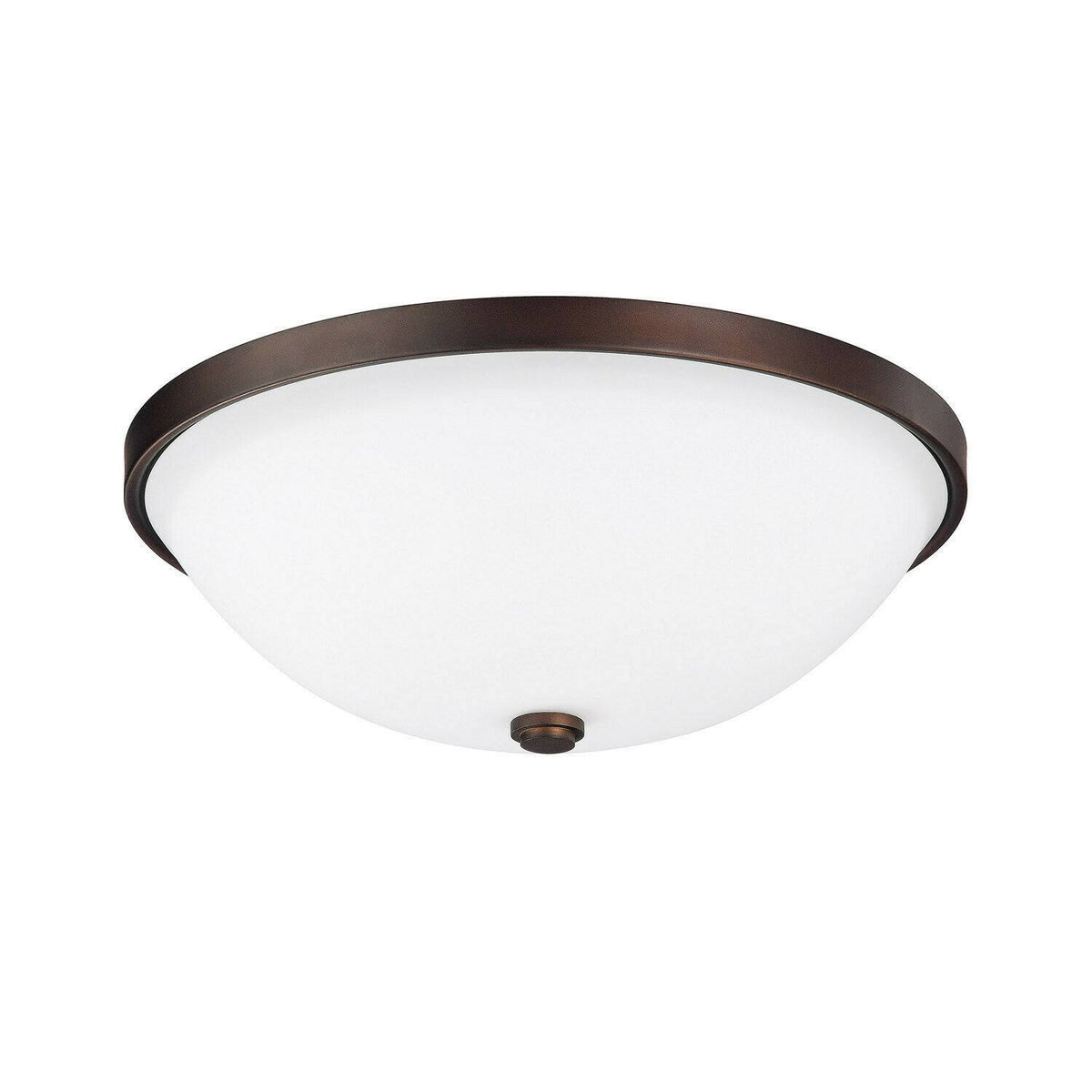 3-Light Flush Mount Burnished Bronze T145
