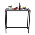 39" Black Bar Table T39966
