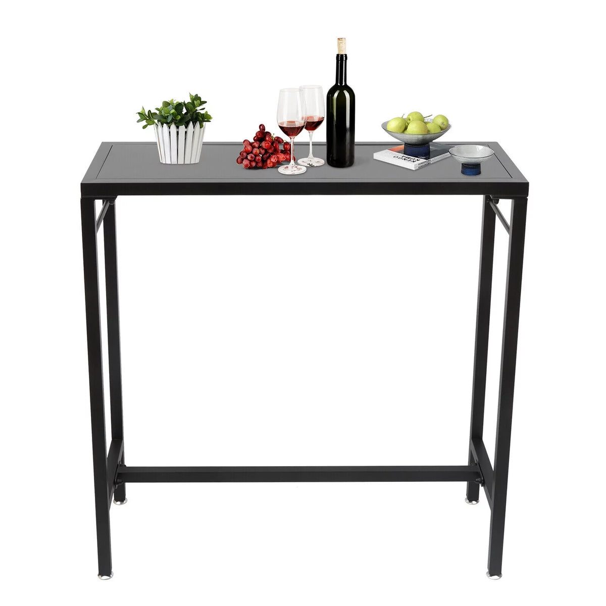 39" Black Bar Table T39966
