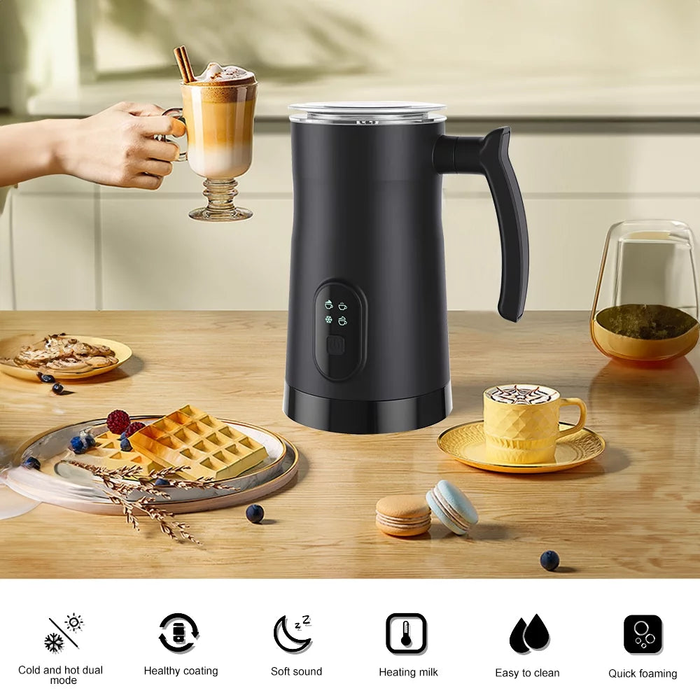 Electric Milk Frother Stainless Steel 4 in 1 350ml Y8449