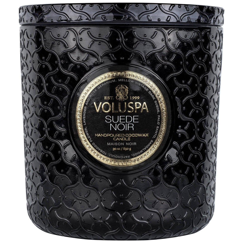 Black Suede Noir Luxe Candle M398