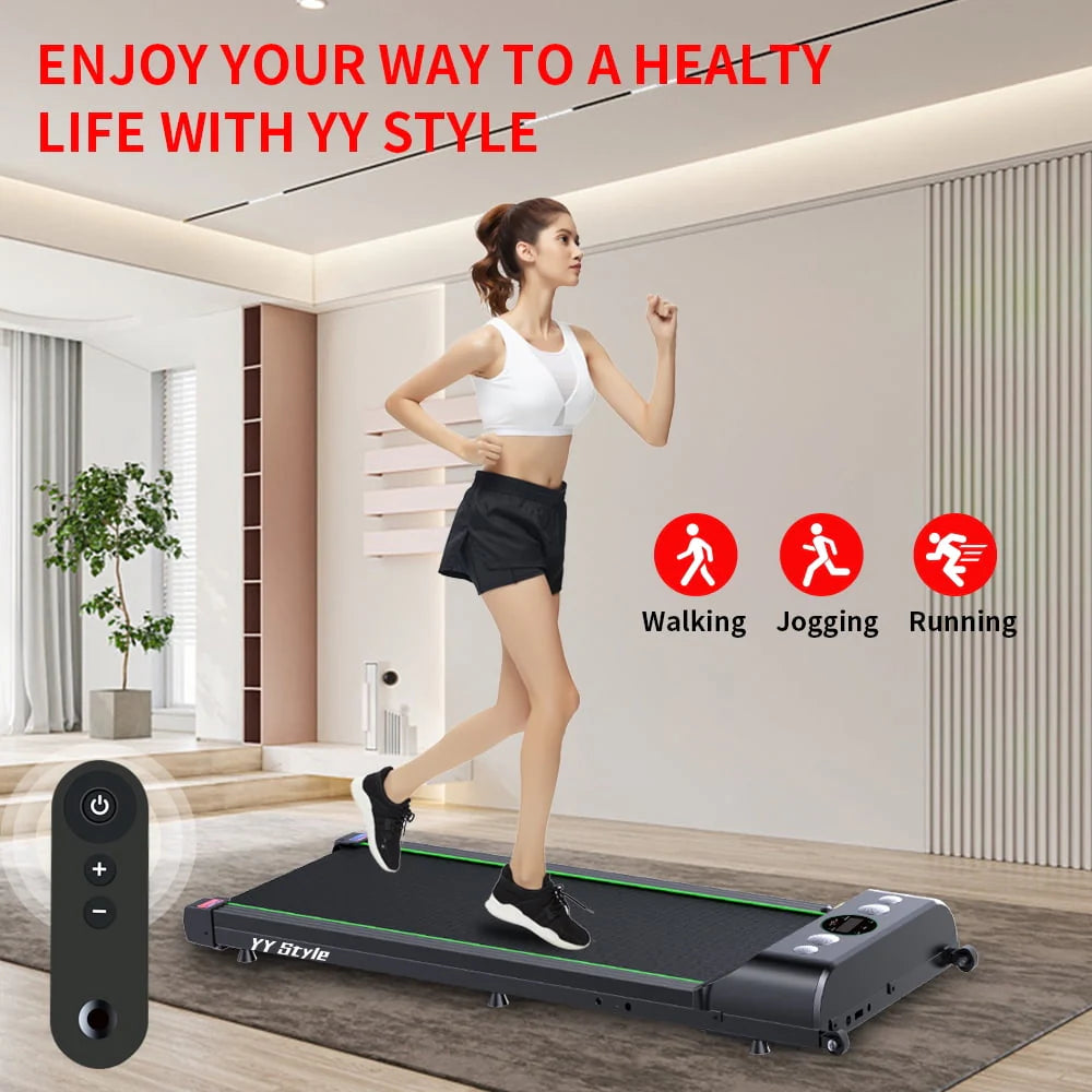 1.5HP Grey Walking Pad Treadmill C2513