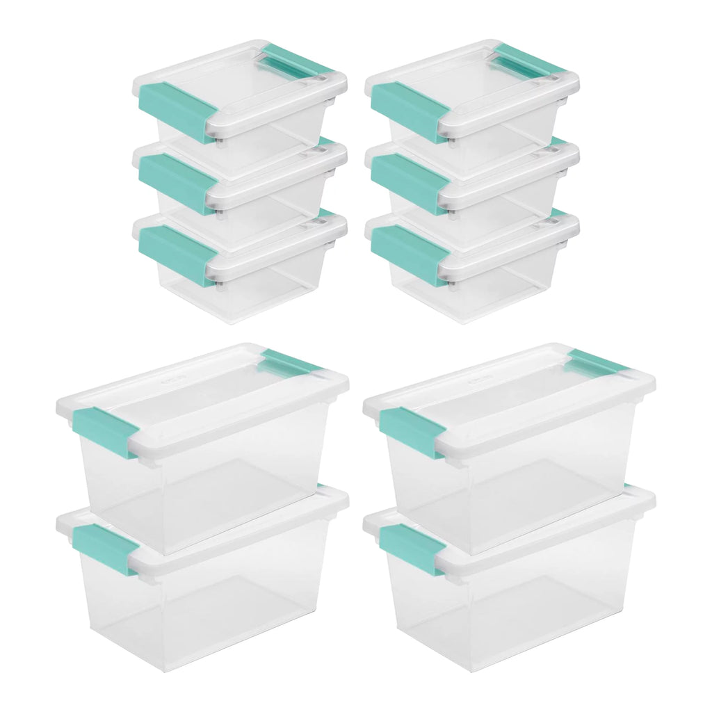 Mini Clip Storage Box 6 Pack and Medium Clip Storage Box 4 Pack T699105