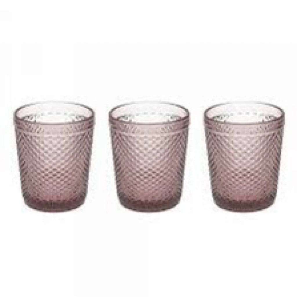 280cc Glass Goblets Set of 3 C584