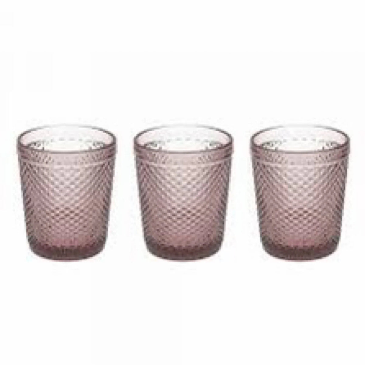 280cc Glass Goblets Set of 3 C584