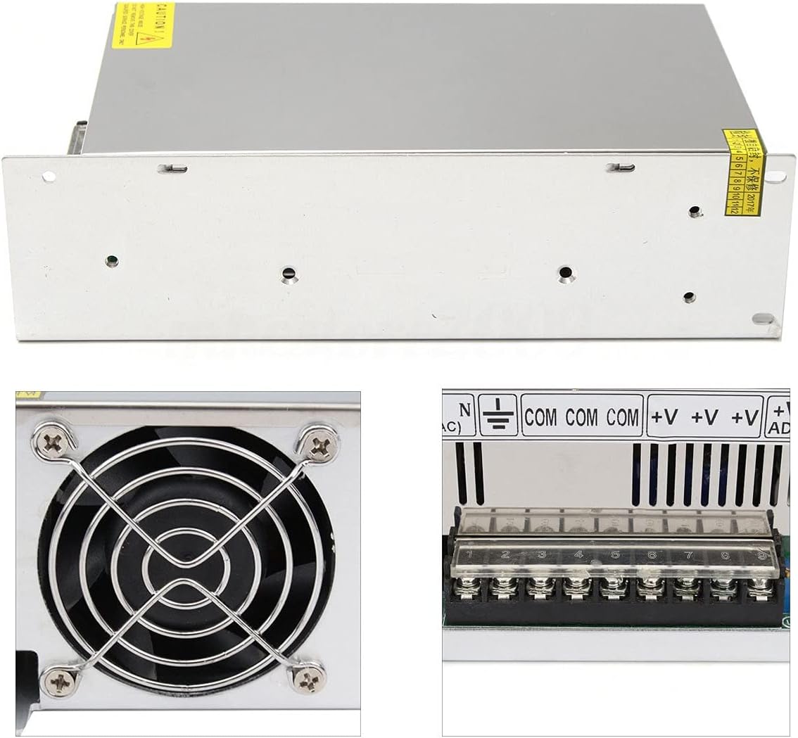 48V 20A 1000W Universal Regulated Switching Power Supply Driver AC 100-240V Input to DC 48V O482036