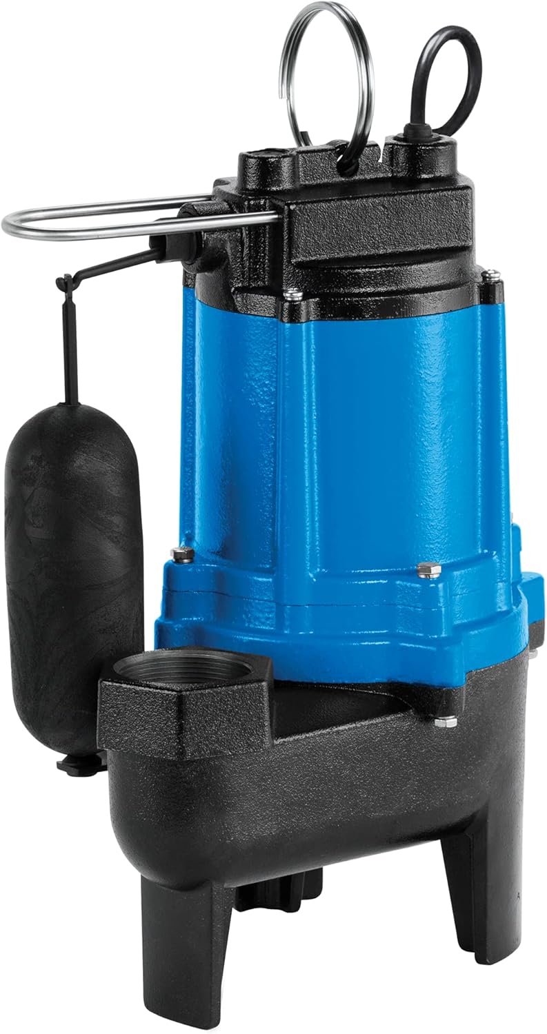 1/2 hp Cast Iron Sewage Pump with Snap-Action Switch I933