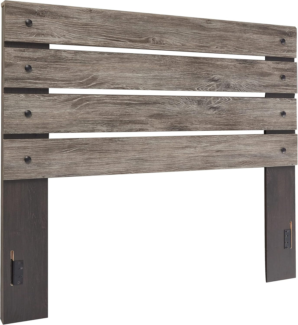 Full Weathered Gray Open Slat Panel Headboard Q5715