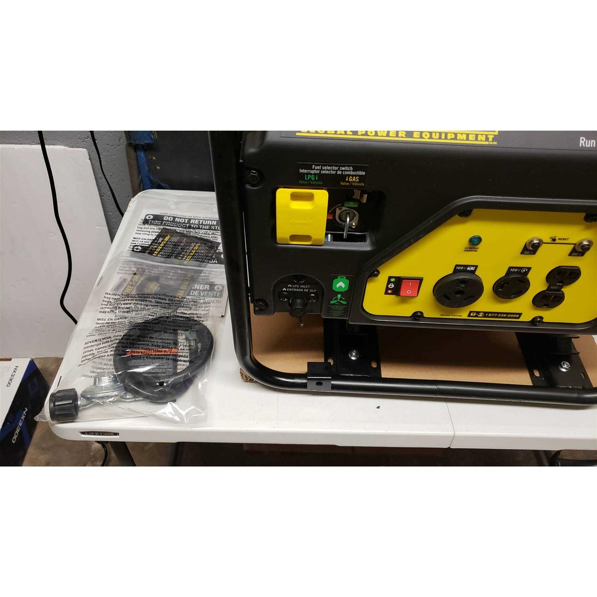 3500W/4375W Dual Fuel Generator G212171