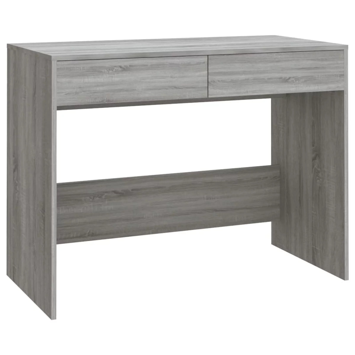 Gray Engineered Wood Writing Desk J399