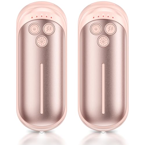 Rechargeable Hand Warmers 2 Pack, 6000mAh Electric Hand Warmer D12562