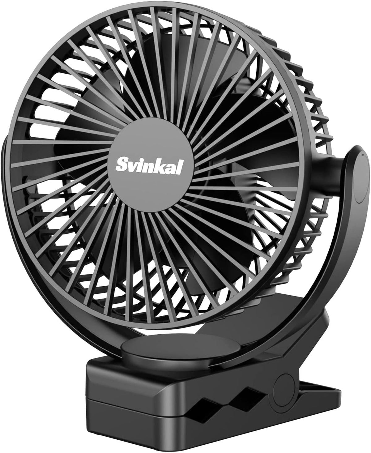20000mAh Rechargeable USB Desk Fan with Timer, 3 Speed, 360° Rotation, Pack of 2 Y440