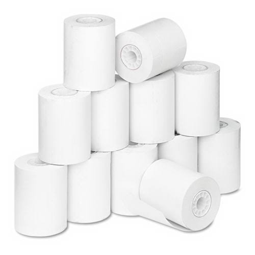 3.13x22 x 290 ft White Direct Thermal Paper Rolls, 50/Carton L334194