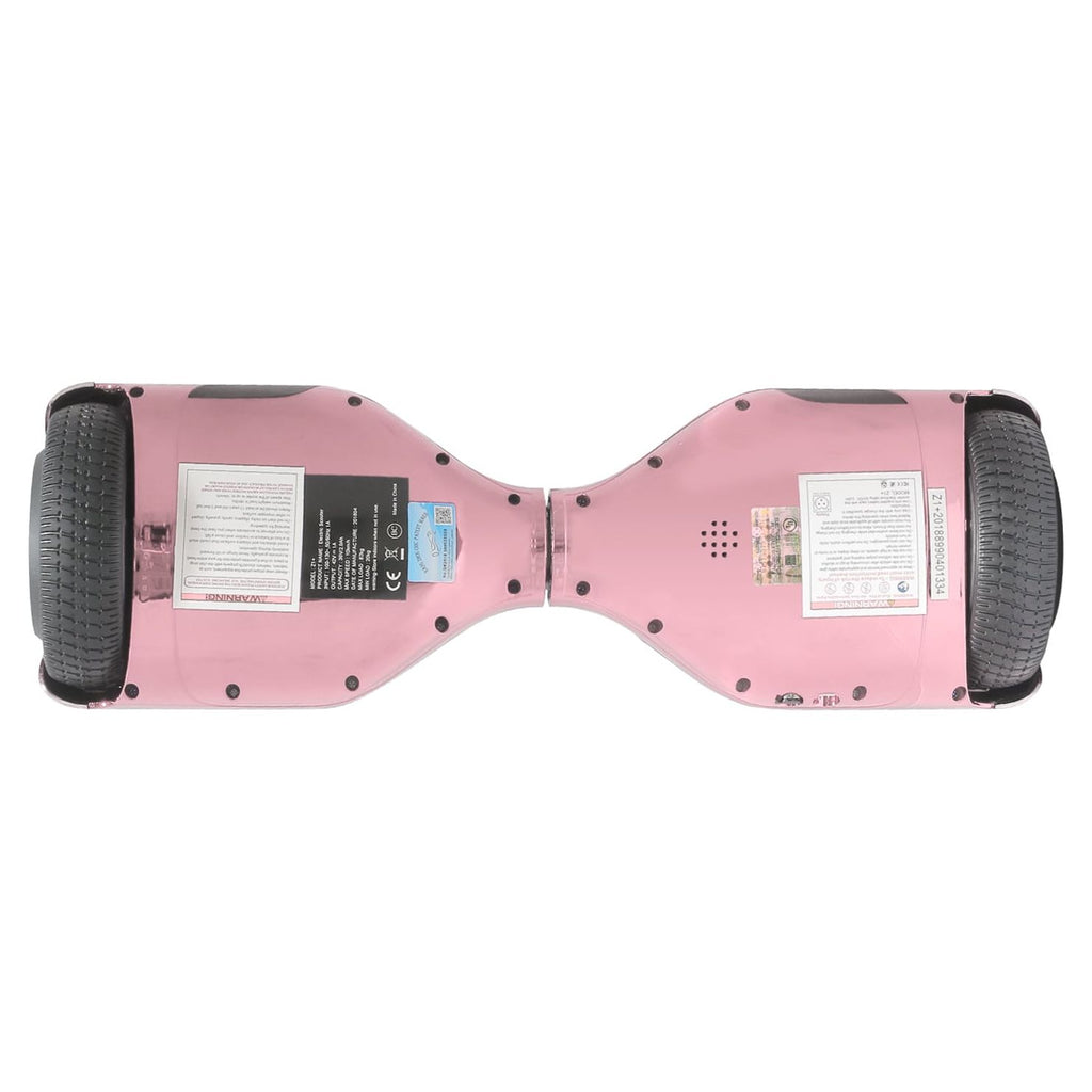 Pink Chrome Self Balancing Electric Scooter with LED Lights K7274
