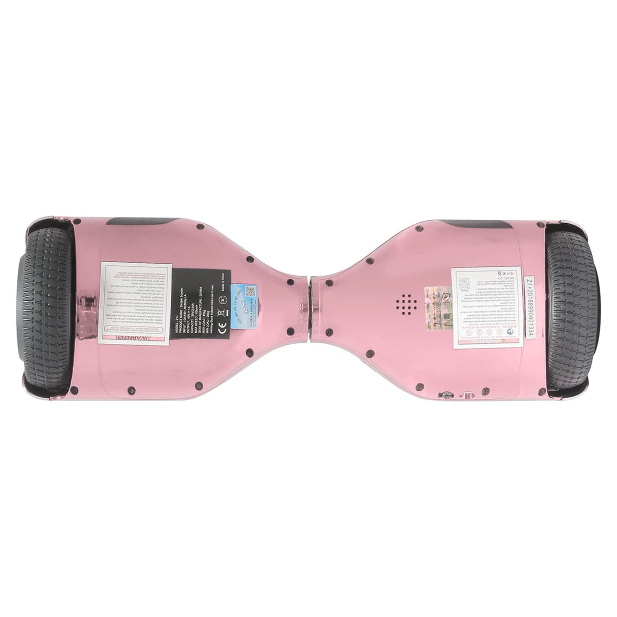 Pink Chrome Self Balancing Electric Scooter with LED Lights K7274