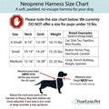 Adjustable No Pull No Escape Neoprene Dog Harness P507