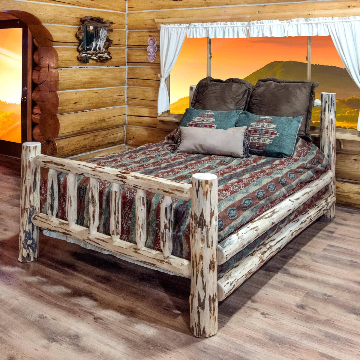 Full Bed with Clear Lacquer Finish G272112