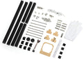 Black Open Frame Aluminum Alloy ATX Computer Case E98054